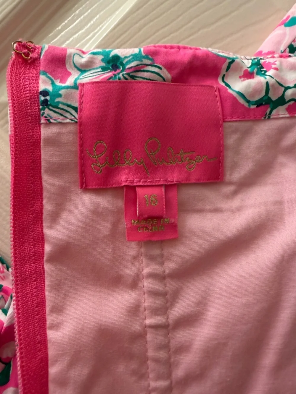 NWOT Lilly Pulitzer Stela Strapless Stretch Bow Dress Roxie Pink Size 16 XL - Picture 8 of 12